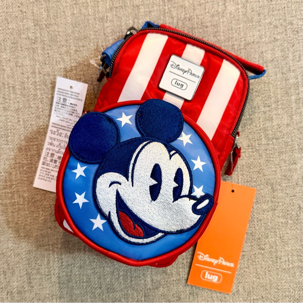 NWT Lug Disney Crossbody America Mickey